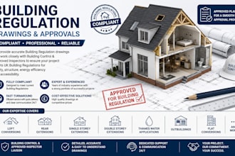 provide UK building regulation and planning permission drawing breg building reg