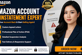 do amazon account reinstatement, amazon suspension appeal expert