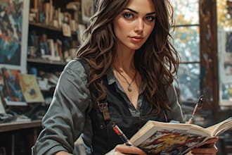comic book professional artist