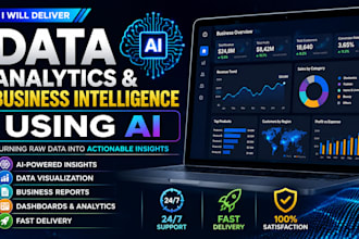 deliver data analytics and business intelligence using ai
