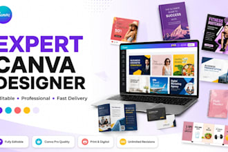 be your expert canva designer