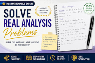 solve real analysis problems