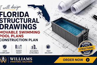 design florida structural drawings movable swimming pool plans construction plan