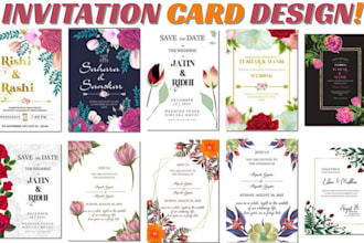 design wedding invitation card birthday invitation baby shower invitation card