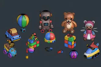design 3d custom kids toys and ergonomic product