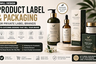 design your product label and packaging for private label