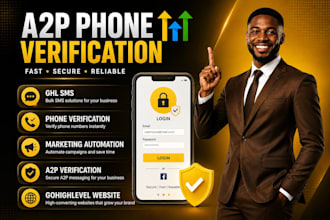 setup a2p phone verification, ghl, sms, a2p