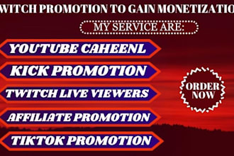 do twitch promotion affiliate kick promotion twitch live youtube