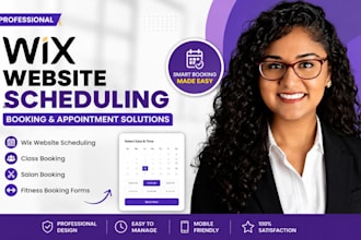 do wix website scheduling, class booking, salon booking, fitness booking forms