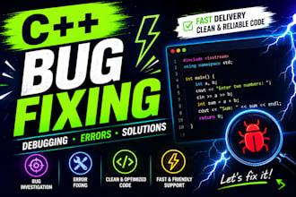 debug and fix errors in your basic cpp code