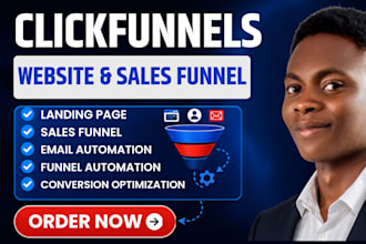 build clickfunnels website clickfunnels landing page sales funnel and automation