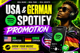 do USA spotify promotion ads and german spotify campaign