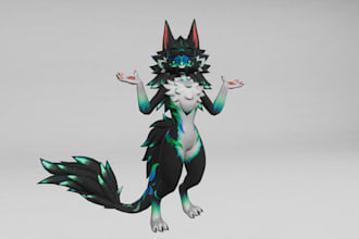 create vrchat avatar furry vrchat avatar