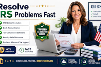 resolve irs notices, back taxes, and tax compliance issues