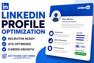 optimize your linkedin profile for jobs ,recruiters ats resume and career growth