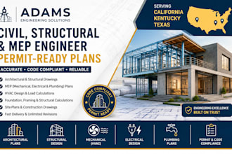 california and kentucky texas civil and structural engineering mep engineer plan