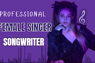 be your female pop singer female singer vocalist female edm singer pop song