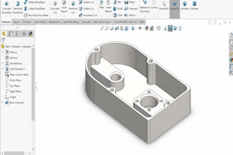 do silicon resin mold design plastic product 3d cad model in solidwork fusion360