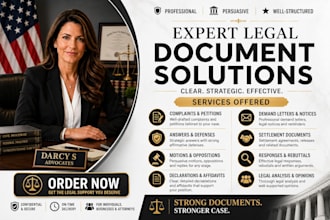 draft civil pleadings, lawsuits, motions, complaints and court responses