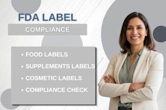 review your product label for fda compliance and label review