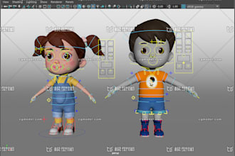 rig your characters at blender and maya and iclone