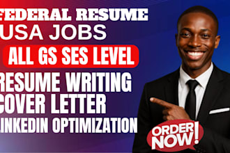 write a standout ats federal resume USA jobs, veterans cv