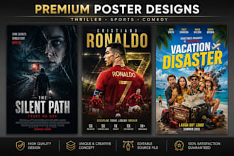 design professional posters, sports and event poster designs
