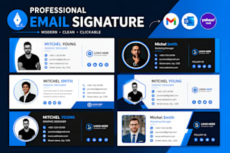 do clickable HTML email signature for outlook, gmail, and apple mail