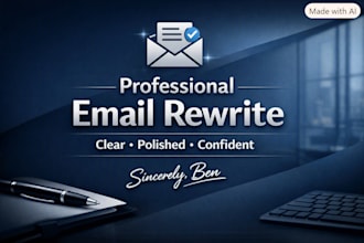 rewrite your email to sound professional
