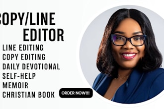 copy edit proofread christian book daily devotion self help memoir