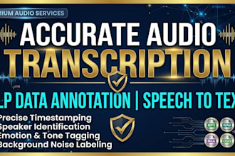 manually annotate and transcribe audio data