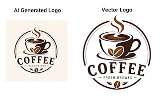 convert ai generated logo to high resolution vector file
