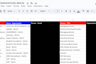 create targeted lead lists for sales and outreach