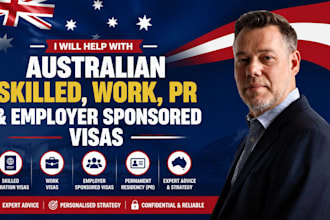 help with australian skilled, work, PR and employer sponsored visas