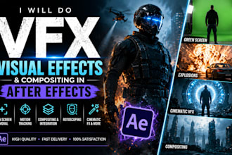 do vfx visual effects and compositing in after effect