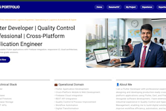build a flutter website with custom admin panel