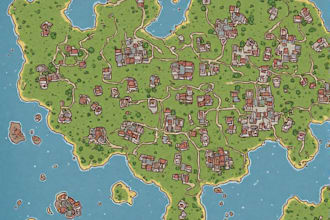 dnd regional map fantasy map, battle map city and rpg maps
