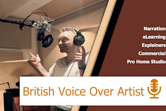 record a warm, professional voiceover for your brand