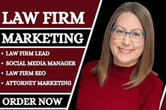 do law firm social media marketing leads attorney promotion paid ads seo service