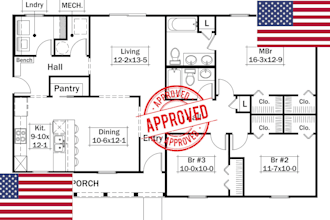draft and design architecture and mep plans for permit, adu and deck plan