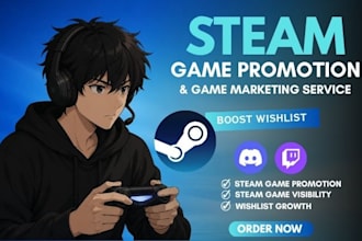 steam game promotion steam game marketing grow wishlist game marketing