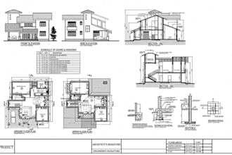 provide architectural drawings structural design and hvac plans