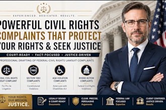 draft a bivens action complaint for federal civil rights violations