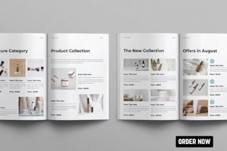 design skincare cosmetics beauty perfume product catalog, brochure, line sheet