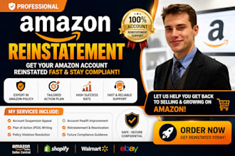 reinstate amazon suspended seller account with  appeal letter