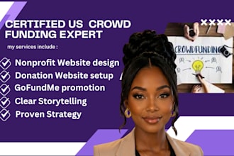 build nonprofit website and crowdfunding fundraising campaign for 501c3 ngo