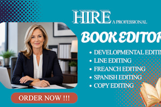do developmental editing, rewrite content, manuscript review and story editing