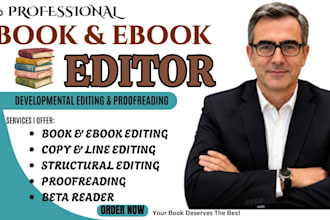 developmental edit, copy edit and proofread memoir, fantasy, thriller books