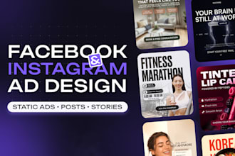 design static facebook and instagram ad creatives