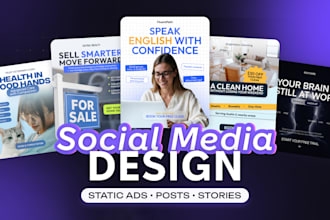 design static facebook and instagram ad creatives